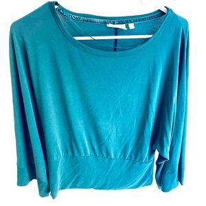 🍁👀Deletta Teal Kimono Sleeve Blouse👀🍁